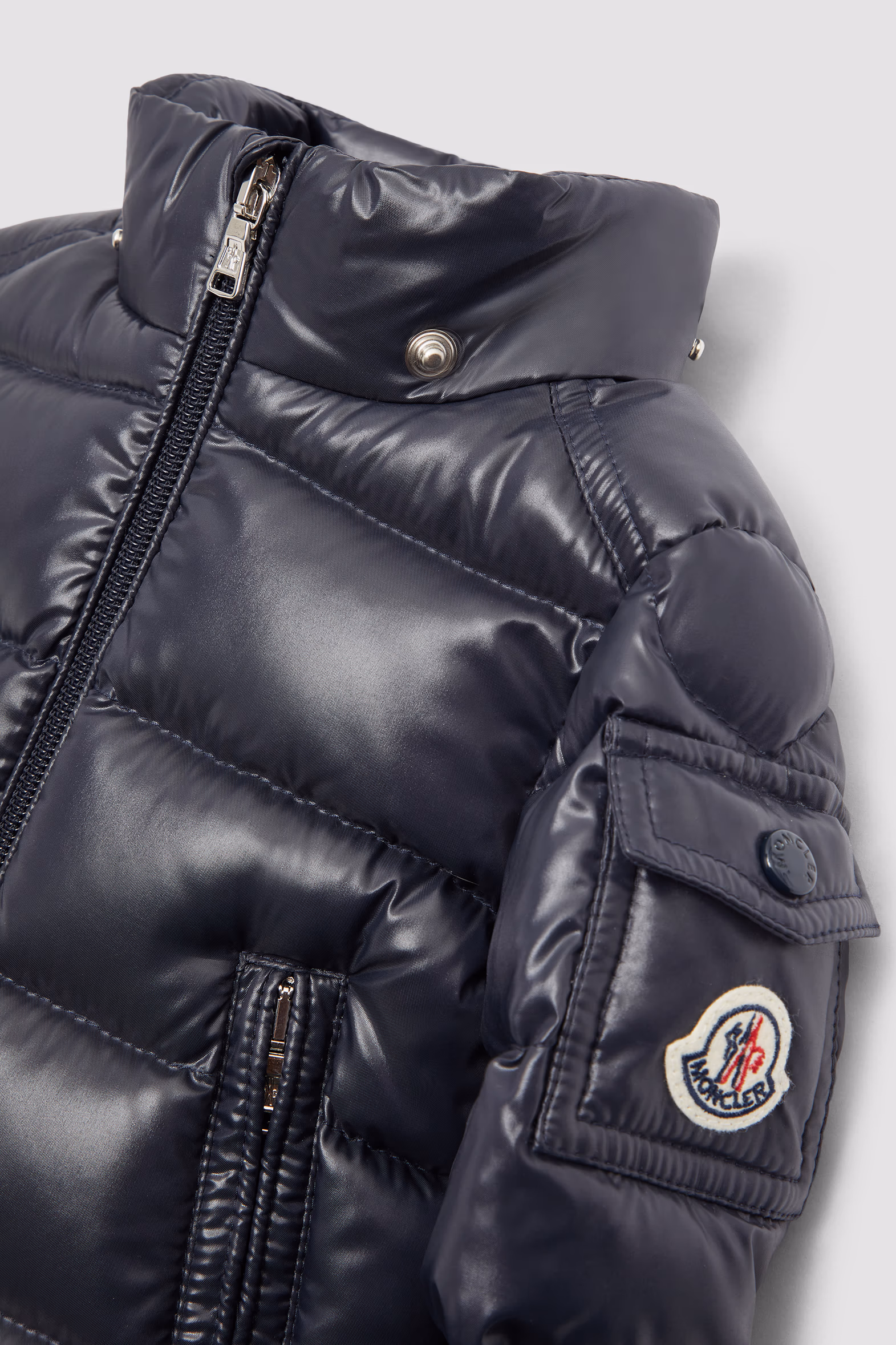 Doudoune à capuche Moncler Maya Baby Garçon Bleu Royal Moncler 3